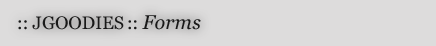 :: JGOODIES :: Forms