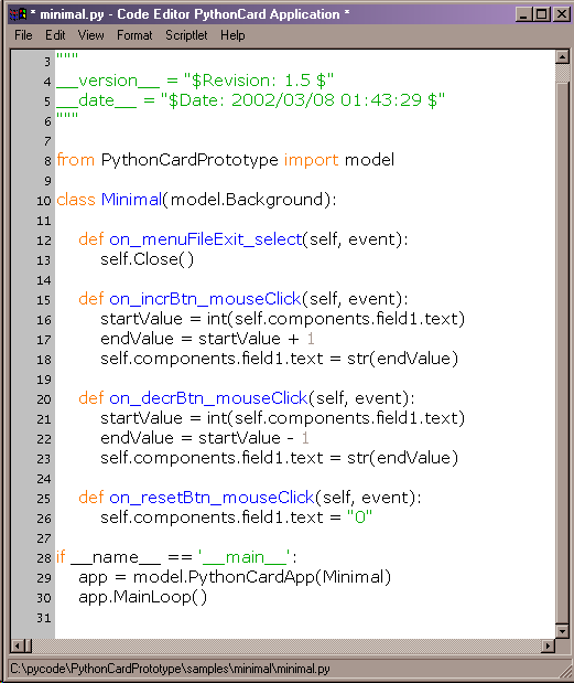 Editor Showing Final Code Changes