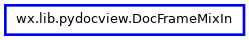 Inheritance diagram of DocFrameMixIn