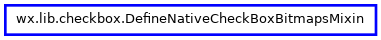 Inheritance diagram of DefineNativeCheckBoxBitmapsMixin