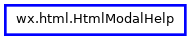 Inheritance diagram of HtmlModalHelp
