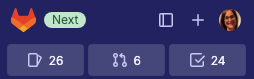 Top of sidebar