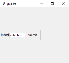 Widgets stacked at the side