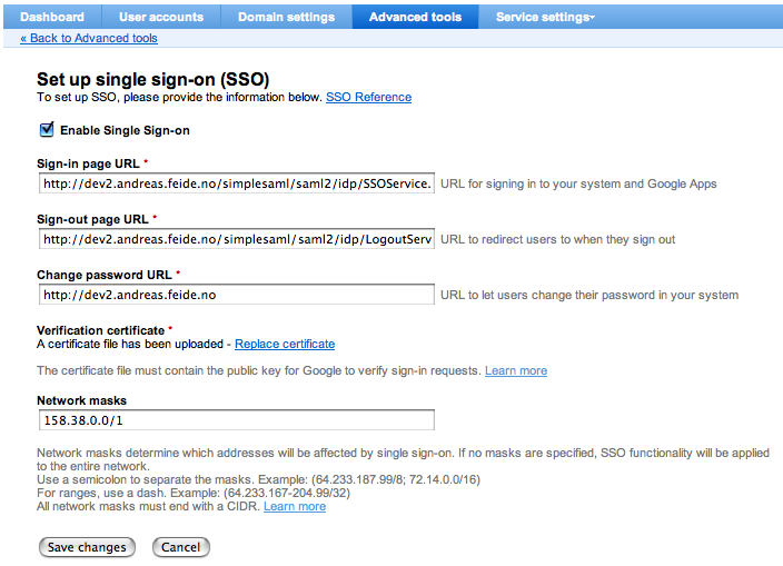 Fill out the remaining fields