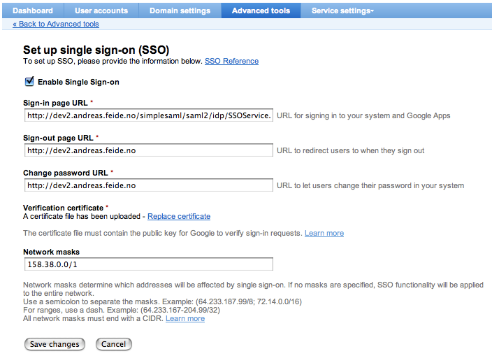 Fill out the remaining fields